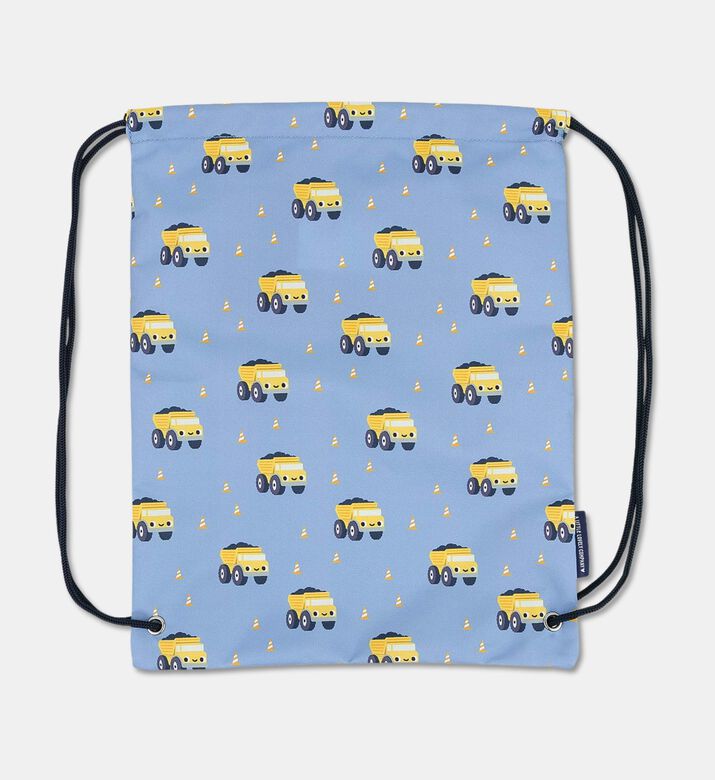 A Little Lovely Company Drawstring Bag - Dump Truck, Packshot View
