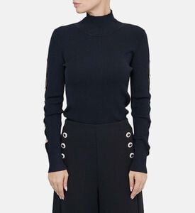 Fitted Ribbed Knitted Shirt Fitted Ribbed Knitted Shirt