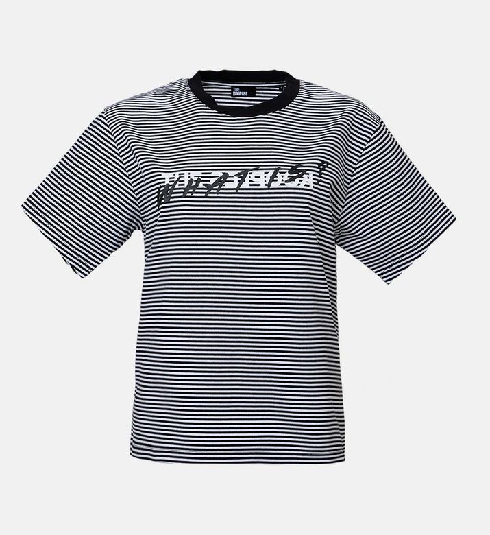 Logo-print Striped Short-sleeve T-shirt