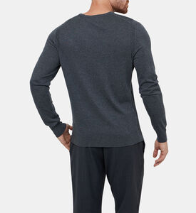 سترة رجالية من حرير قطني محبوك