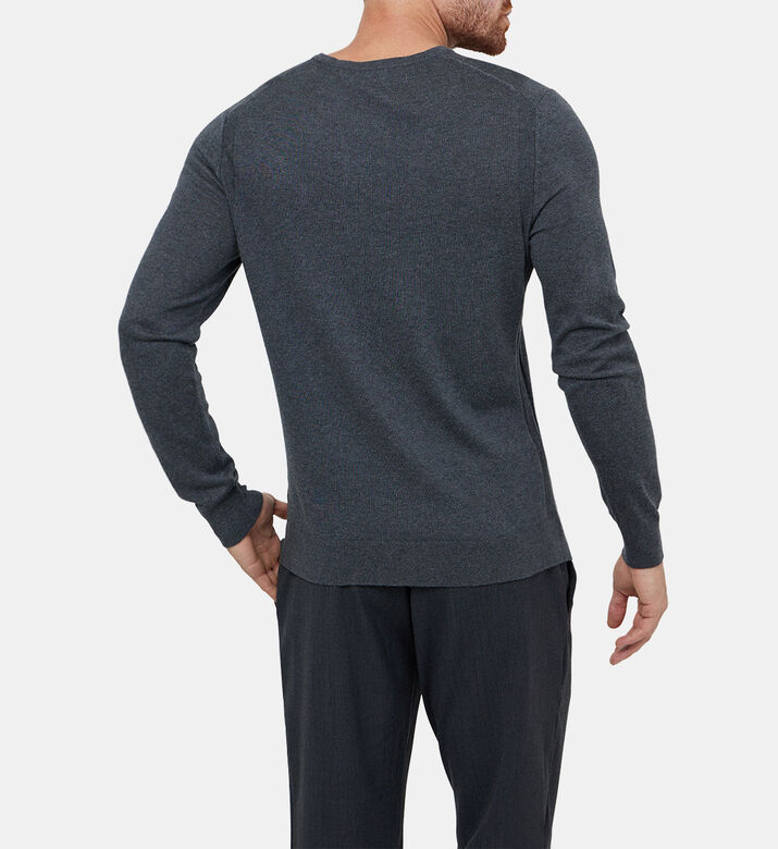 سترة رجالية من حرير قطني محبوك