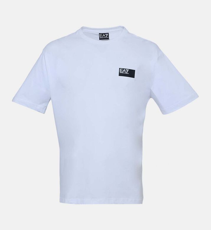 تيشيرت قطن بطبعة شعار