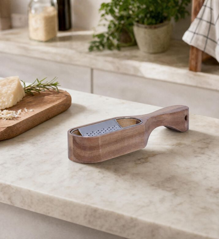 Andrea House Stainless Steel Cheese Grater, Model View