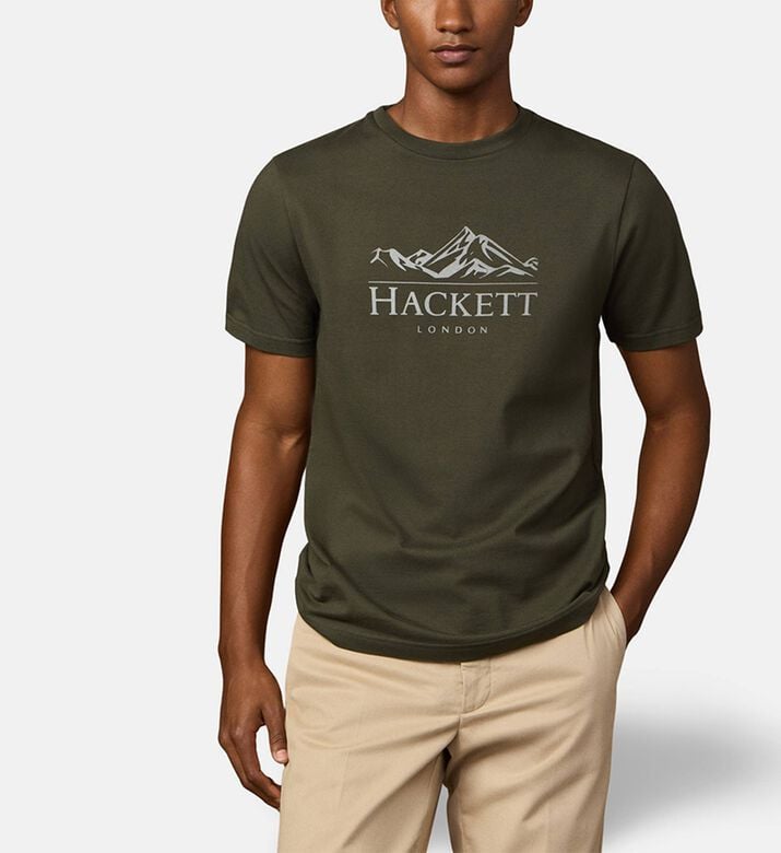 Hackett London Ts Heritage, Green, L, Model View