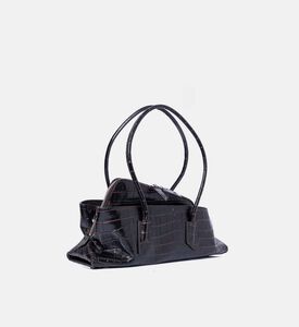La Passeggiata Small Crocodile-printed Top Handle Bag La Passeggiata Small Crocodile-printed Top Handle Bag
