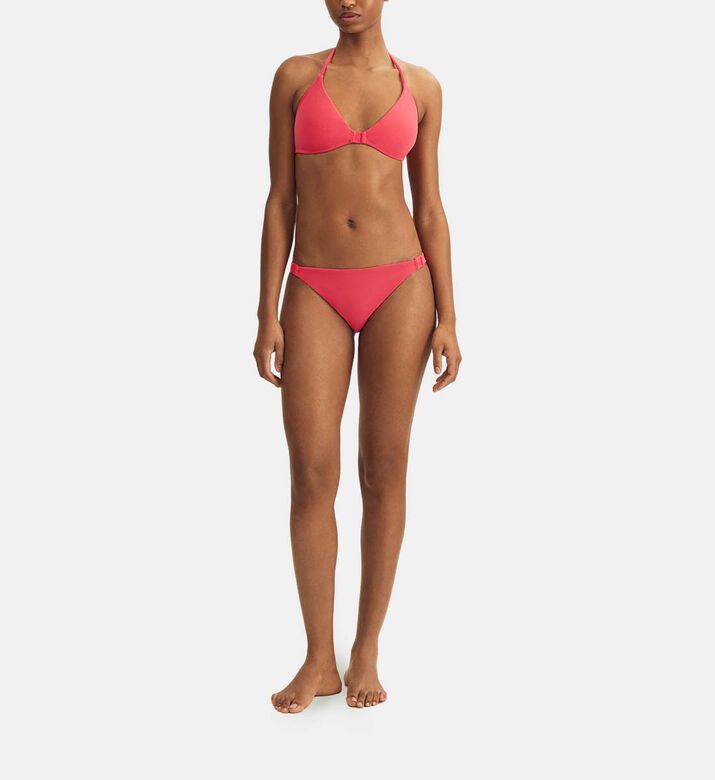 Logo Terry Cloth Halter Bikini Top
