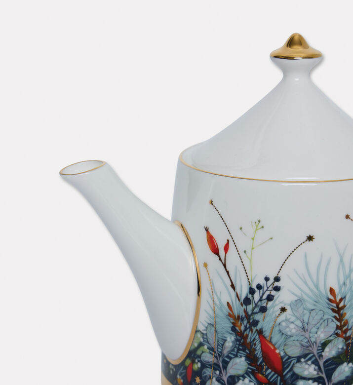 Imperial Winter Botanical Teapot, Packshot View