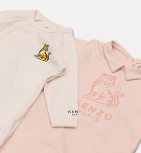 Kenzo Organic Cotton Blue 2-piece Baby Pajamas Set, Light-pink, 12m, Packshot View