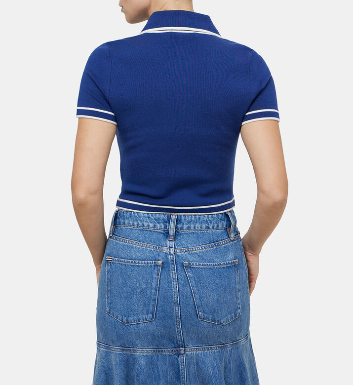 Marlena Button-up Fitted Polo Marlena Button-up Fitted Polo