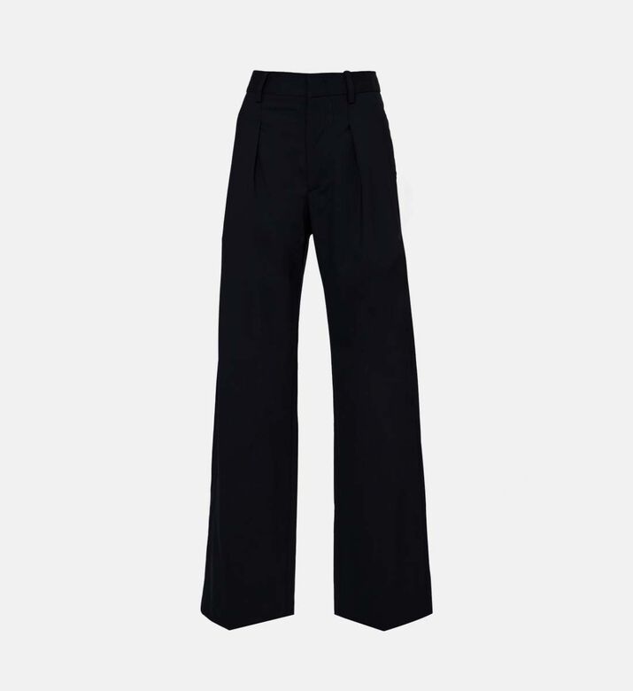 Pleats-detail Wide-leg Pants