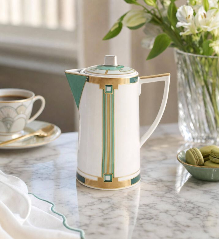 Vista Alegre Emerald Coffee Pot, Model View