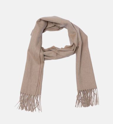 Wraparound Fringed Neck Scarf