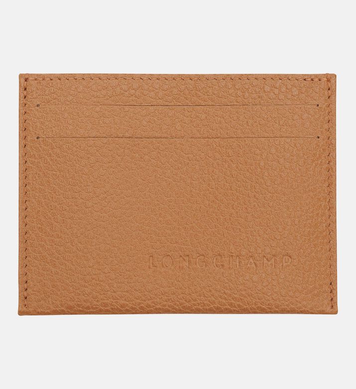 Longchamp Grain Leather Slim Cardholder, Packshot View