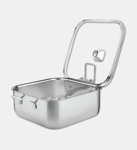 Tramontina Triple Ply Square Casserole - 28.8 X 37.6 X 16.9 Cm, Packshot View