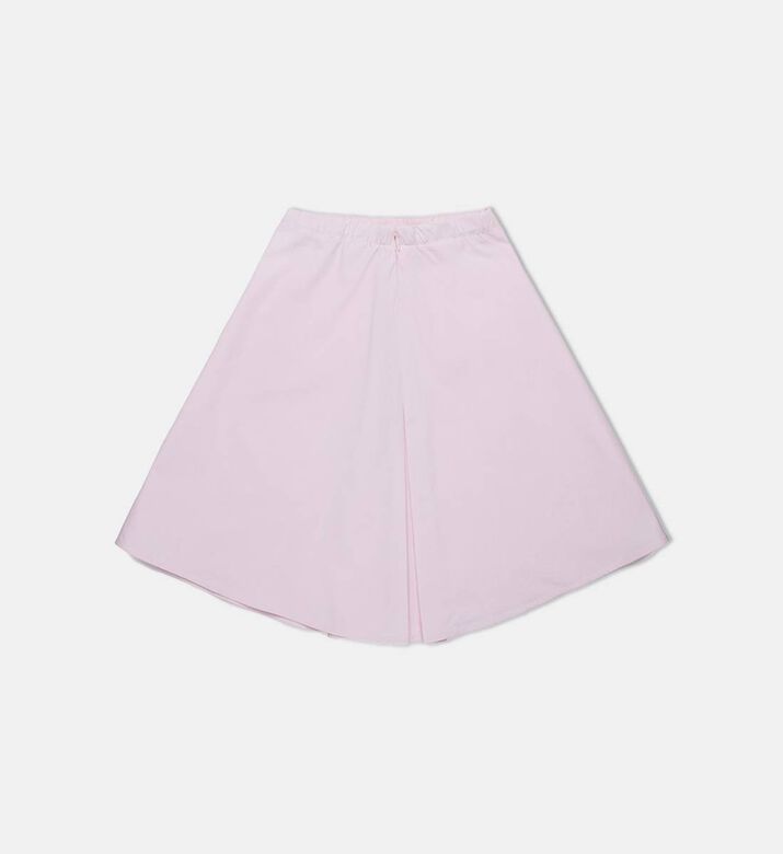 Flared Cotton Shorts