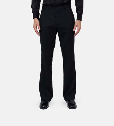 Wool Straight-leg Pants