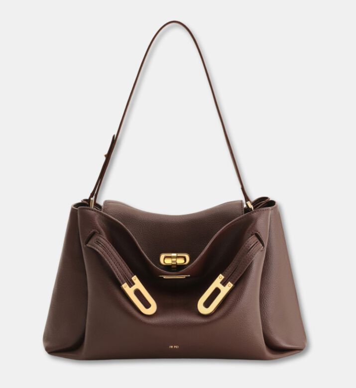 JW PEI Pebbled Double Buckle Shoulder Bag, Packshot View