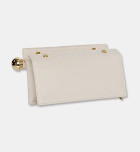 JW PEI Holly Metal Pendant-embellished Clutch, Light-brown, Packshot View