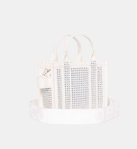 The Crystal Canvas Crossbody Tote Bag