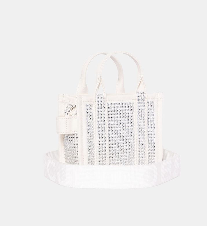 The Crystal Canvas Crossbody Tote Bag