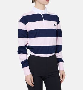 Striped Polo Bodysuit