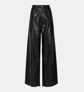 Barbie Faux Leather Wide Pants