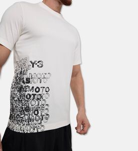 Y-3 Logo-print Crewneck T-shirt, Model View