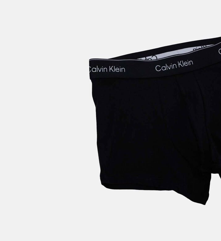 Calvin Klein Cotton Logo-print 3-pack Trunks, Multicolor, S, Packshot View