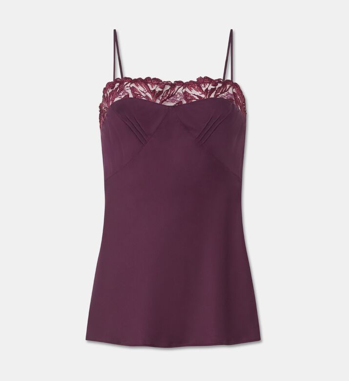 Chantelle Lace Trim Camisole Top, Packshot View