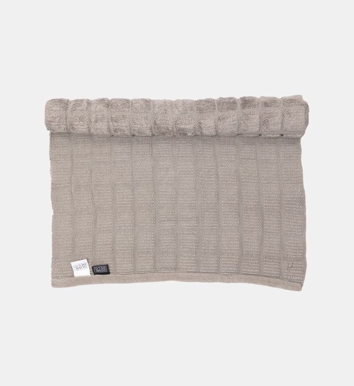 Home Deco and More Dice Cotton Bath Mat, Grey, 60x90-cm, Packshot View