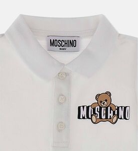 Moschino BKT Teddy Logo Graphic Polo Shirt, Packshot View