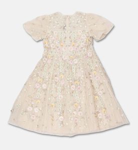 Needle & Thread Dress Garden Puff, Cream, 12y, Packshot View