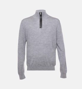 The Kooples Quarter-zip Knit Aweater, Packshot View The Kooples Quarter-zip Knit Aweater, Packshot View