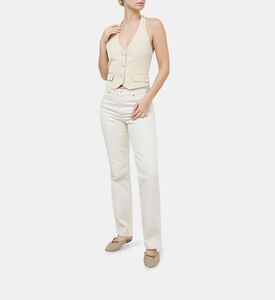 Good Buttoned Sleeveless Jacket