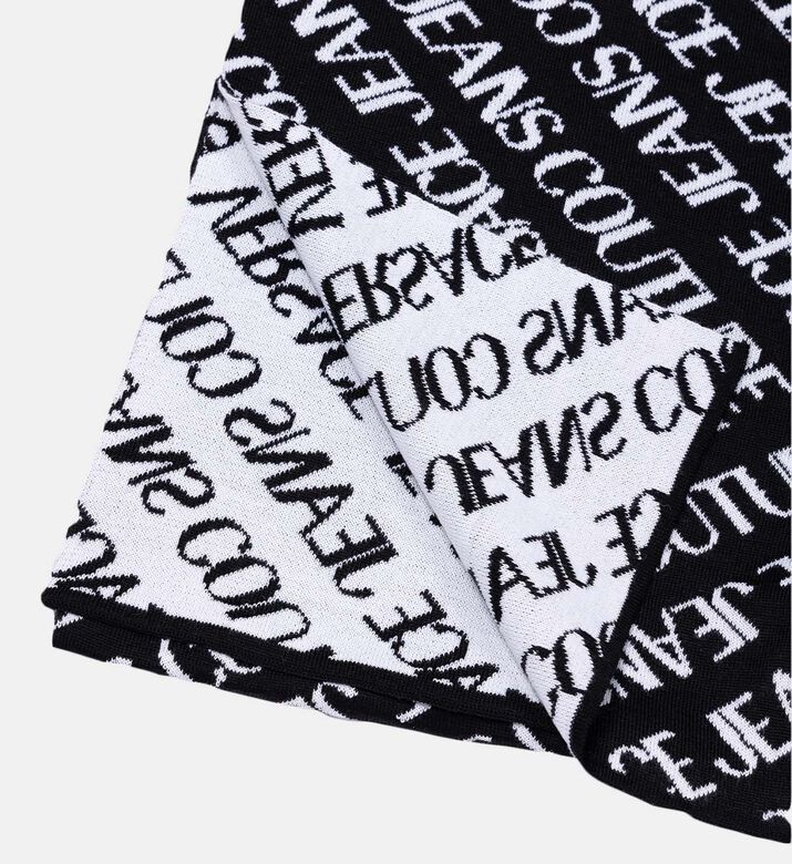 Wool Knitted Monogrammed Scarf