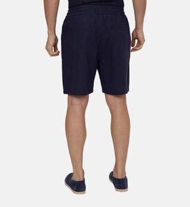 شورت أوتو كتان بقصة فضفاضة