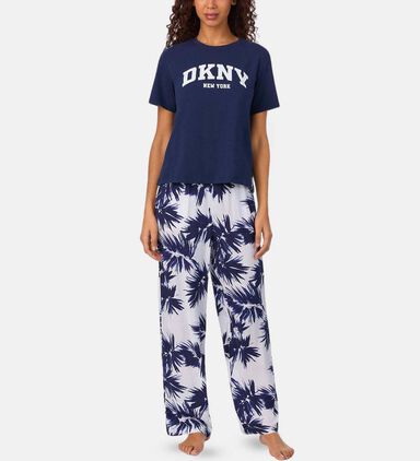 All-over Print Pants Pajama Set