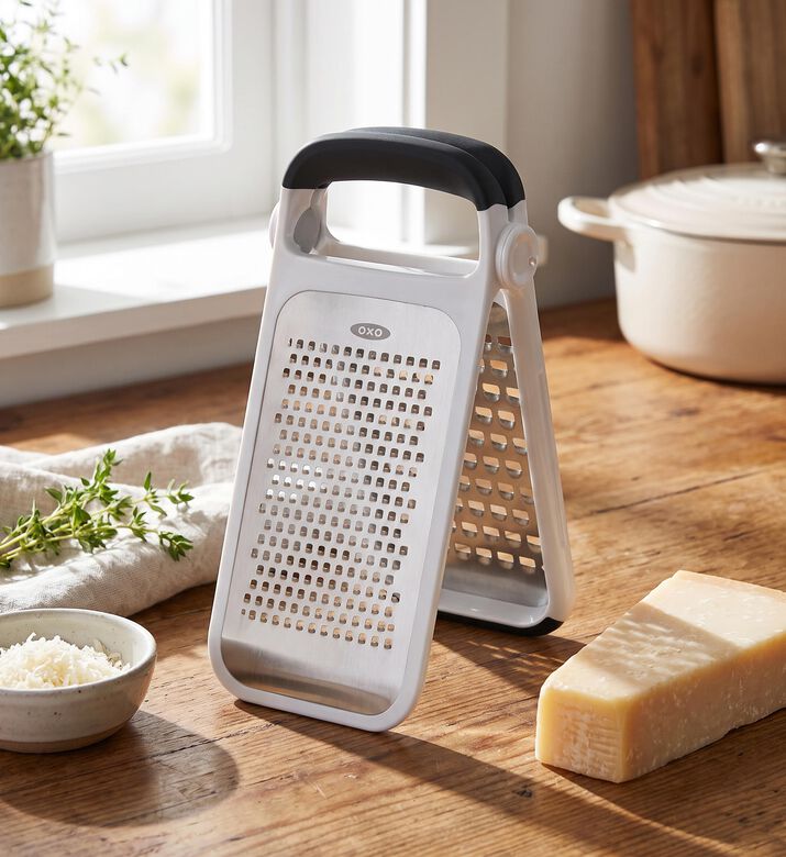 Oxo Stainless Steel Fold Grater, Model View