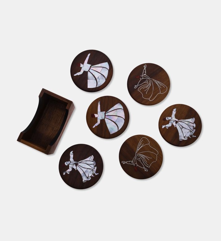 Darmisak Oriental Darawish 6-piece Coaster, Packshot View