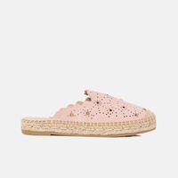Black Jute Sole Mules