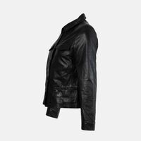 Liam Leather Fitted-cut Jacket