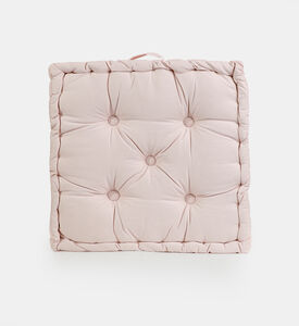 Square-shaped Flower Cushion