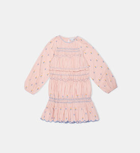Floral Embroidered Long Sleeved Dress Floral Embroidered Long Sleeved Dress