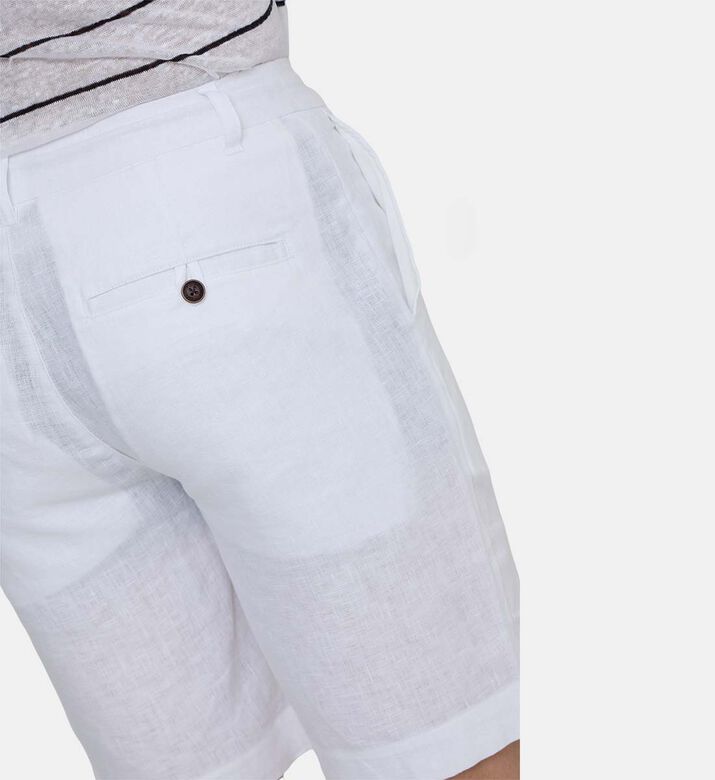 Linen Bermuda Relaxed-fit Shorts