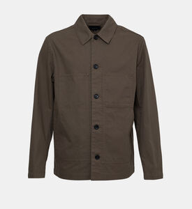 جاكيت بصف أزرار بأكمام طويلة