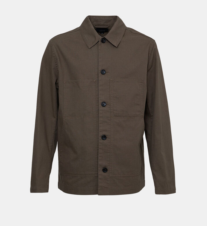 جاكيت بصف أزرار بأكمام طويلة