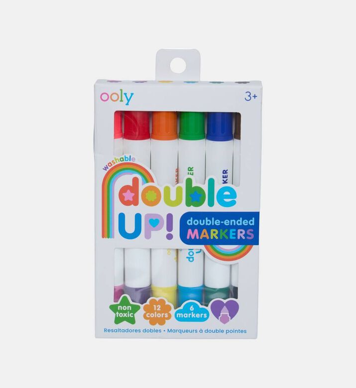 Double-up 6-piece Markers Set