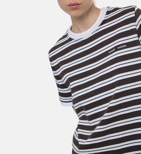 Samsoe Sacamina Two-tone Stripes Straight T-shirt, Model View