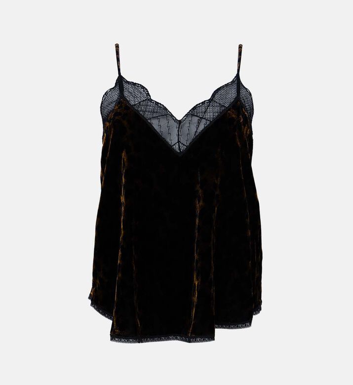 Christy Velvet Effect Camisole
