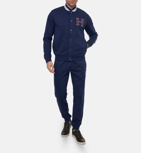 Hackett London Logo-embroidery Regular-fit Pants, Model View